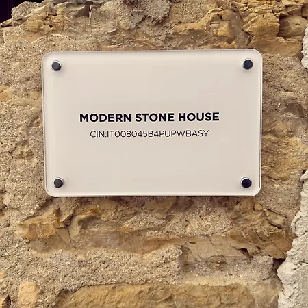 Modern Stone House Apartment Pontedassio